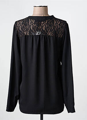 Blouse manches longues manches longues noir EMA BLUE'S femme