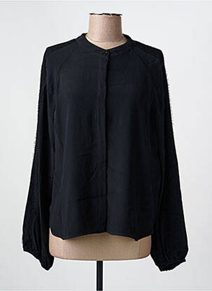 Blouse col rond manches longues noir MARELLA femme