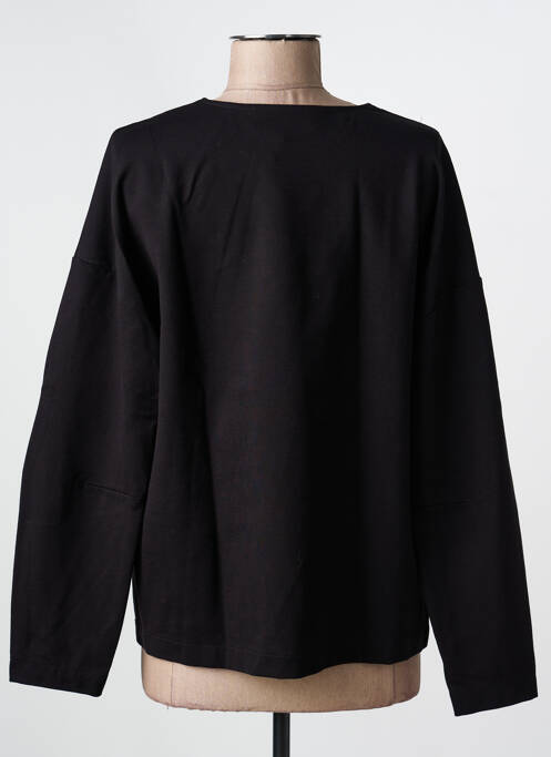 Top col v manches longues noir ORTO BOTANICO femme