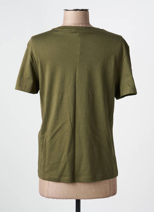 T-shirt coupe droite manches courtes vert LIU  JO femme