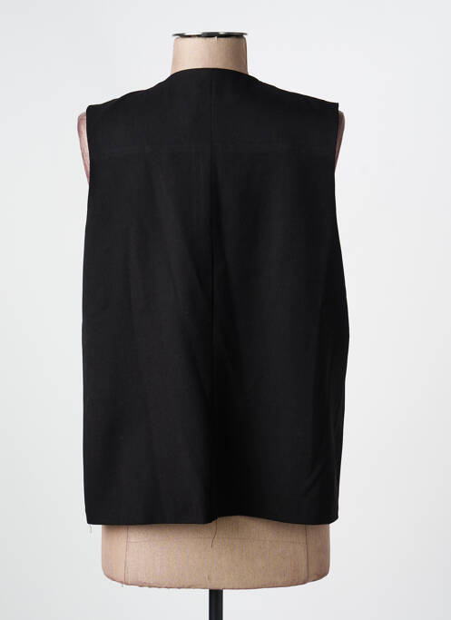 Gilet sans manche poches noir EMA BLUE'S femme
