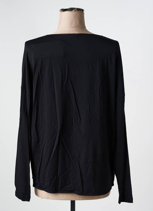 Top col rond manches longues noir OSCALITO femme