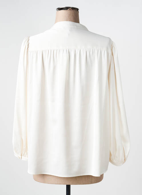 Chemisier coupe fluide manches longues blanc GERARD DAREL femme