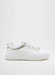 Baskets tissage satiné talon plat jusqu'à 3cm blanc TWINSET femme