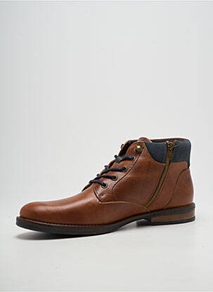 Bottines/boots semelle amovible talon bas marron ARID homme