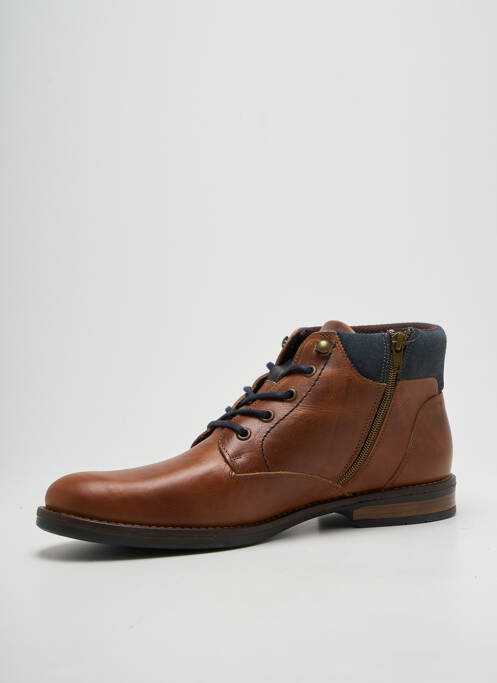 Bottines/boots semelle amovible talon bas marron ARID homme