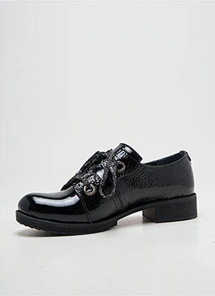 Derbies effet froissé talon plat jusqu'à 3cm noir METAMORF'OSE femme