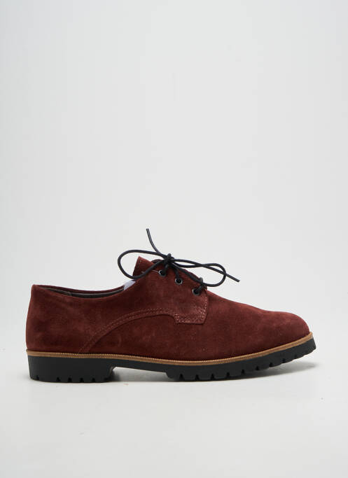 Derbies bout rond talon plat jusqu'à 3cm marron ALTEX femme