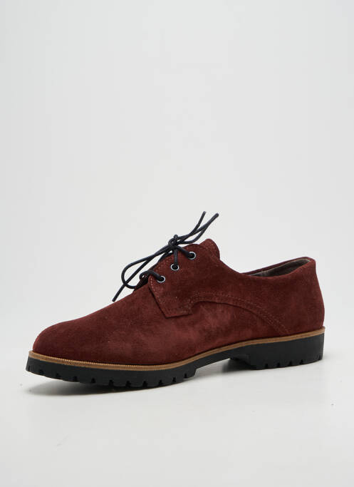 Derbies bout rond talon plat jusqu'à 3cm marron ALTEX femme