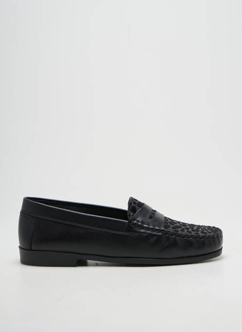 Mocassins voute plantaire talon plat jusqu'à 3cm noir OTTILIA femme