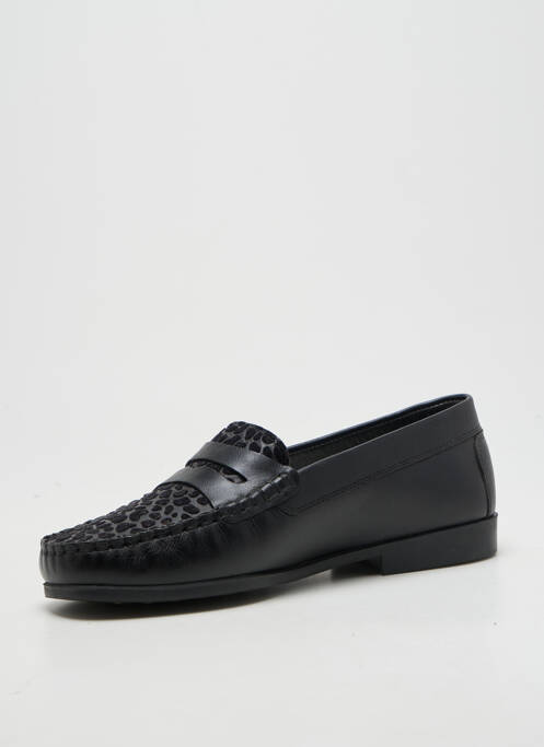Mocassins voute plantaire talon plat jusqu'à 3cm noir OTTILIA femme