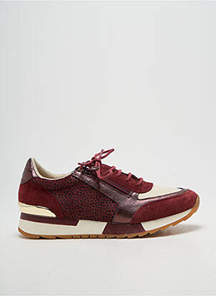 Baskets fermeture zip et lacets talon plat jusqu'à 3cm violet EMILIE KARSTON femme