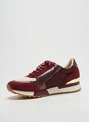 Baskets fermeture zip et lacets talon plat jusqu'à 3cm violet EMILIE KARSTON femme