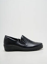 Mocassins tissage satiné talon de 4 à 6cm noir ALTEX femme