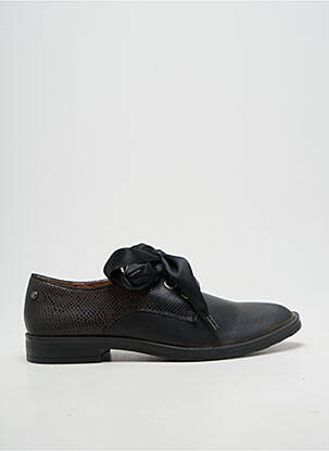 Derbies bout pointu talon plat jusqu'à 3cm noir EMILIE KARSTON femme