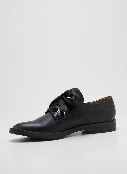 Derbies bout pointu talon plat jusqu'à 3cm noir EMILIE KARSTON femme
