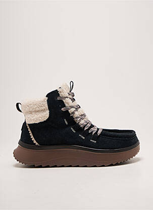Bottines/boots fourrée talon de 4 à 6cm noir HEY DUDE femme