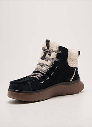 Bottines/boots fourrée talon de 4 à 6cm noir HEY DUDE femme