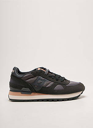 Baskets semelle amovible talon plat jusqu'à 3cm noir SAUCONY femme