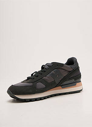 Baskets semelle amovible talon plat jusqu'à 3cm noir SAUCONY femme