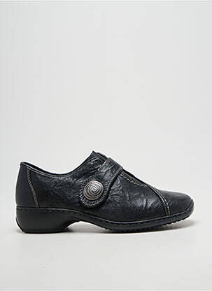 Chaussures de confort matière lisse talon plat jusqu'à 3cm noir RIEKER femme