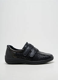 Baskets semelle amovible talon plat jusqu'à 3cm noir ALTEX femme