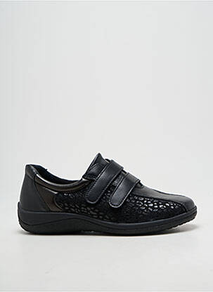 Baskets semelle amovible talon plat jusqu'à 3cm noir ALTEX femme