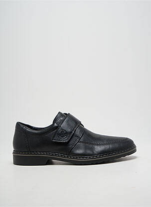 Derbies tissage satiné talon bas noir RIEKER homme