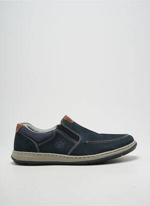 Slip ons bout rond bout rond bleu RIEKER homme