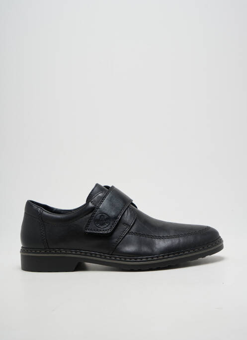 Derbies tissage satiné talon bas noir RIEKER homme
