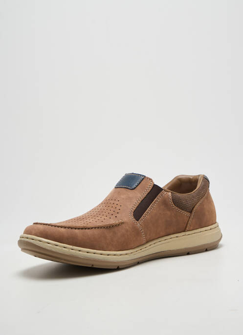 Slip ons bout rond bout rond marron RIEKER homme