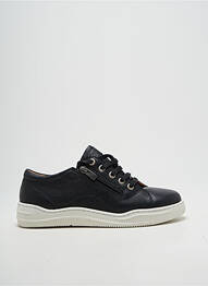 Baskets fermeture zip et lacets talon plat jusqu'à 3cm noir FLEXINOS femme