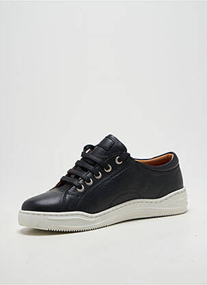 Baskets fermeture zip et lacets talon plat jusqu'à 3cm noir FLEXINOS femme