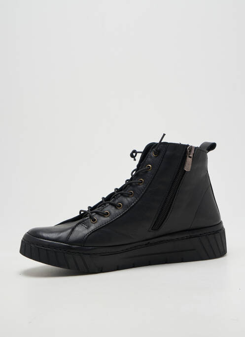 Bottines/boots bout rond talon plat jusqu'à 3cm noir FLEXINOS femme