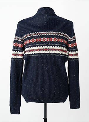 Pull manches longues manches longues bleu NEW ZEALAND AUCKLAND homme
