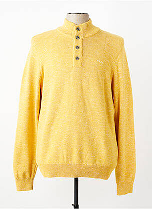 Pull manches longues manches longues jaune NEW ZEALAND AUCKLAND homme
