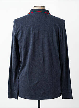 Polo manches longues manches longues bleu NEW ZEALAND AUCKLAND homme