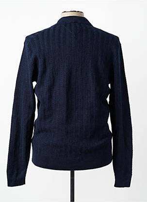 Pull manches longues manches longues bleu TOMMY HILFIGER homme