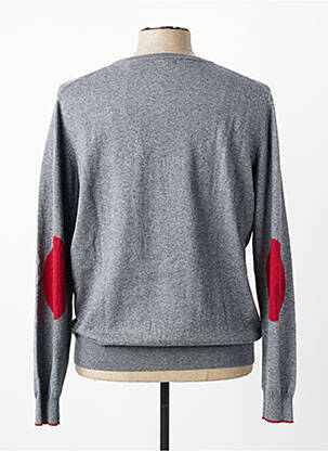 Pull manches longues manches longues gris SERGE BLANCO homme