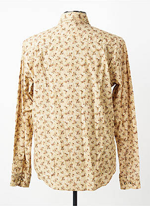 Chemise manches longues manches longues beige SERGE BLANCO homme