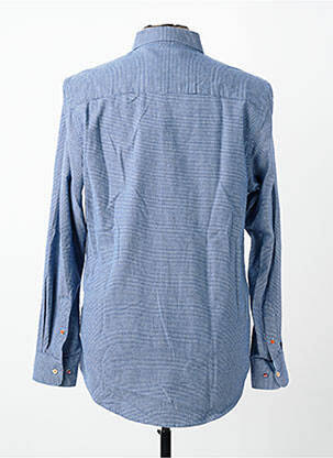 Chemise manches longues imprimé fantaisie bleu NEW ZEALAND AUCKLAND homme