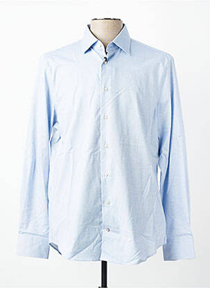 Chemise manches longues coupe droite bleu TOMMY HILFIGER homme