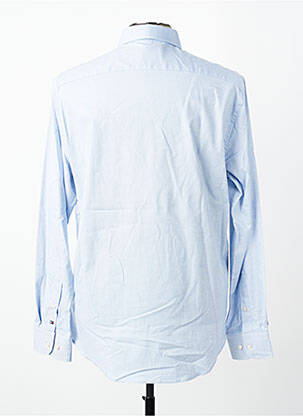 Chemise manches longues coupe droite bleu TOMMY HILFIGER homme