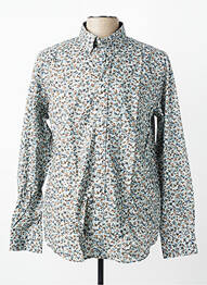 Chemise manches longues imprimé fantaisie bleu EDEN PARK homme