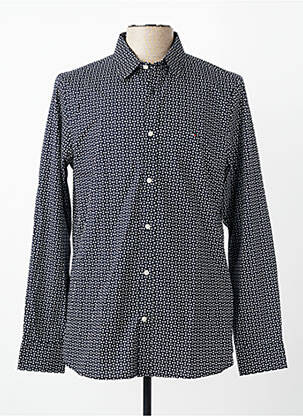 Chemise manches longues imprimé fantaisie noir TOMMY HILFIGER homme