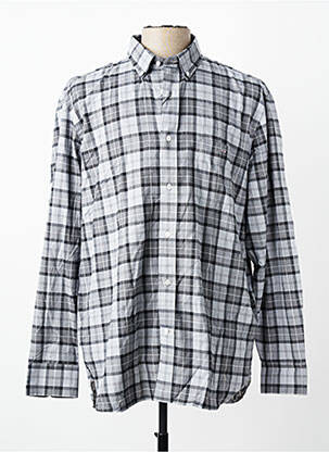 Chemise manches longues imprimé fantaisie gris EDEN PARK homme
