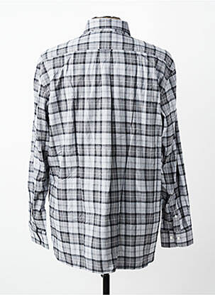Chemise manches longues imprimé fantaisie gris EDEN PARK homme