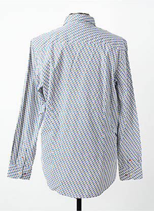 Chemise manches longues imprimé fantaisie bleu NEW ZEALAND AUCKLAND homme