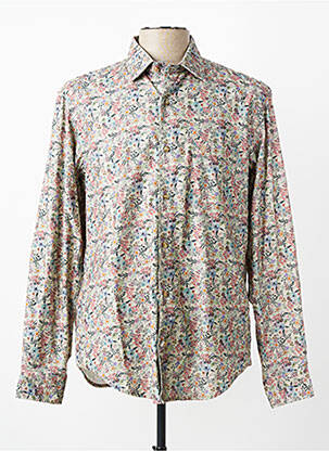 Chemise manches longues imprimé fantaisie gris SERGE BLANCO homme