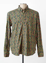 Chemise manches longues coupe droite vert SERGE BLANCO homme